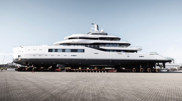 Third Amels 80 Superyacht Project Zurich Launched in Vlissingen