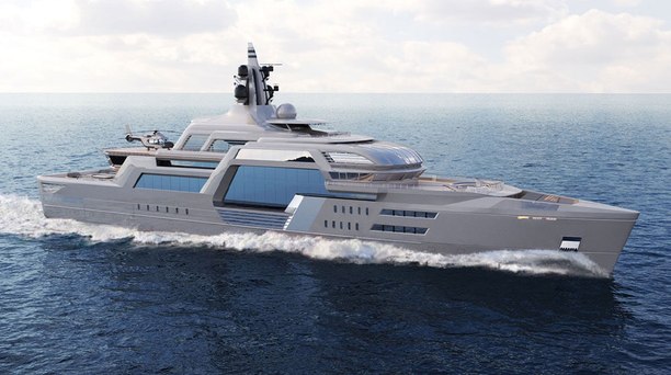 115m Stormbreaker superyacht concept revealed by Theodoros Fotiadis