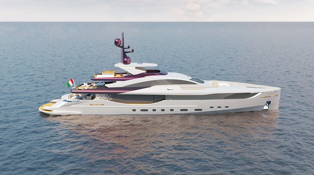 New wind and air inspired 49m superyacht concept revealed