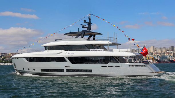 Mengi Yay Launches First Atlante Classic 35 Explorer Yacht  Cabana