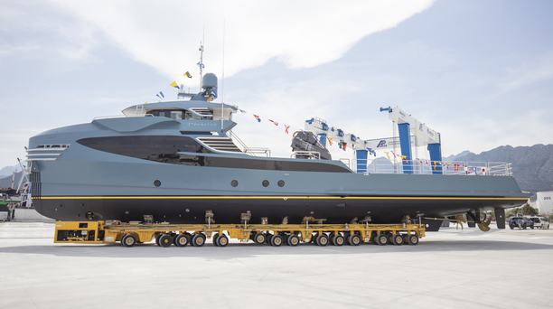 Support yacht PHI Phantom undergoes sea trials