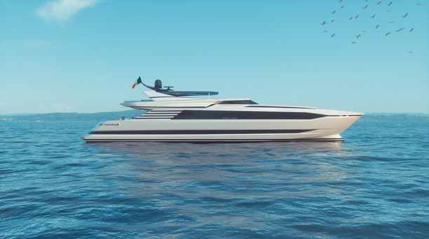 First Look: Cantieri di Pisa Reveals Akhir 44’s Interiors at DIBS 2025