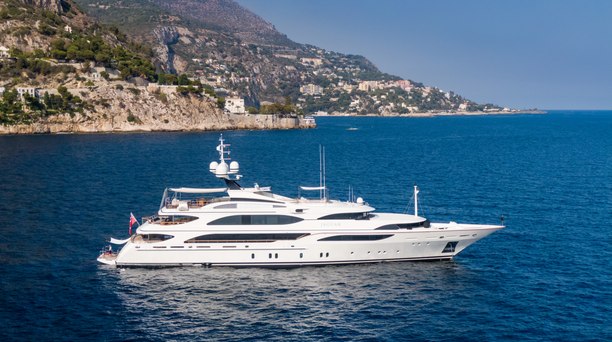 56m Custom Benetti Superyacht Jaguar Listed for Sale 