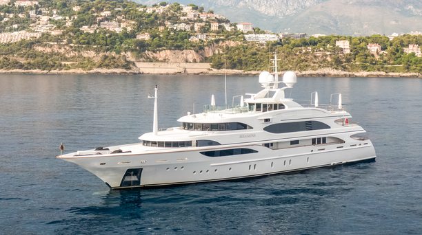 Striking 59m Benetti M/Y MEAMINA listed for sale