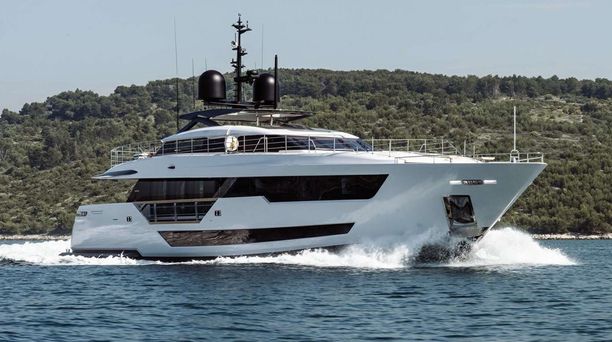 38m Custom Line 120 Superyacht Erolia Listed for Sale