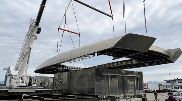 34m Crescent CCY110 Multihull Yacht Reaches New Construction Milestone