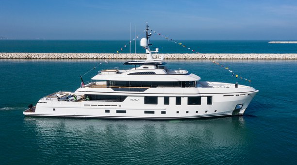 Cantiere delle Marche launches 43m explorer yacht ACALA