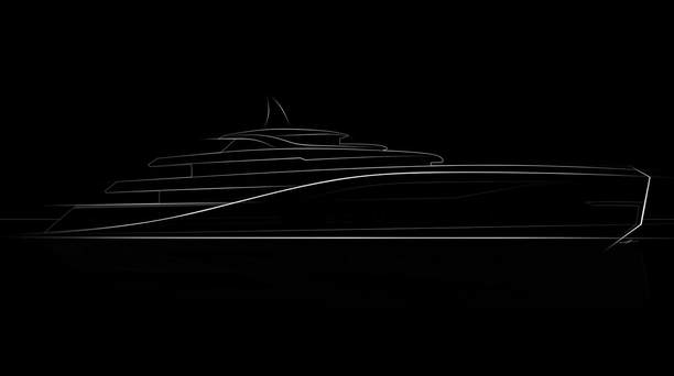 Admiral lays keel of ‘Blue Marlin’ hybrid superyacht