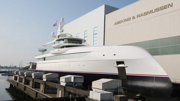 Futuristic 80m Excellence launched by Abeking And Rasmussen