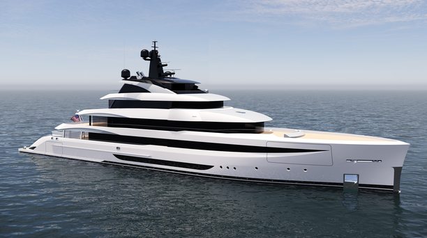 CRN signs contract for full-custom 67m yacht