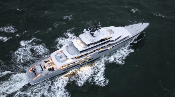 Watch the 111m Oceanco Superyacht Leviathan Begins Sea Trials in the Netherlands