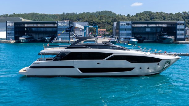 WATCH: First Riva 96' Argo Super Yacht Launched Ahead of 2026 Cannes World Debut