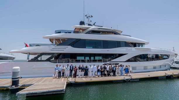 First 45m Majesty 145 Superyacht Unveiled at Exclusive Shipyard Preview 