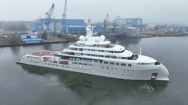 110m Lürssen Expedition Yacht O3 Delivered 