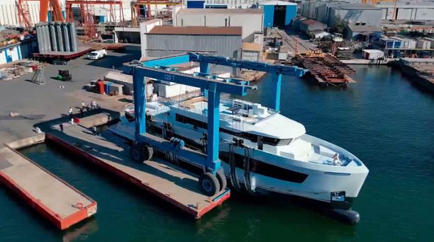 WATCH: Second Numarine 40MXP Explorer Yacht Mitan Successfully Launched