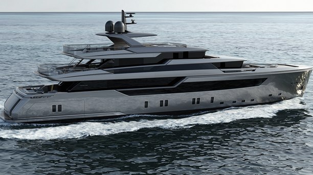 Sanlorenzo release renderings of first 44Alloy hull