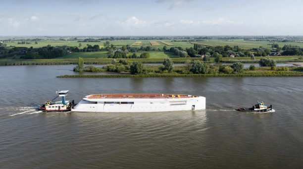 FIRST LOOK: 83m Feadship Project 832 Superyacht Hull Emerges Ahead of Outfitting
