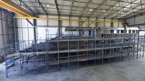 Cantieri di Pisa Advances Construction on 40m Custom Superyacht