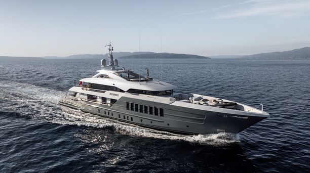 55m Steel Heesen Superyacht Reliance Listed for Sale