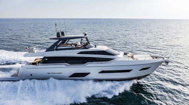 24m Ferretti 780 Motor Yacht Cloud Nine Listed for Sale 