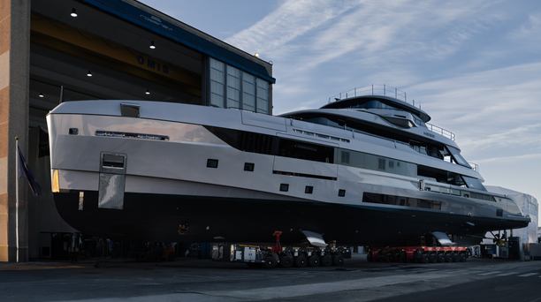 WATCH: Rossinavi Launches 53m Full-Custom Superyacht Heed in Pisa
