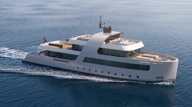 Dutch Design's 43m Superyacht Sea Rover Reaches Hull-Joining Milestone