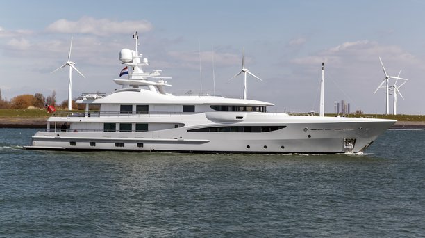 52m Amels superyacht GRACE completes four month refit