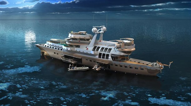 New 61m research focused explorer yacht concept unveiled