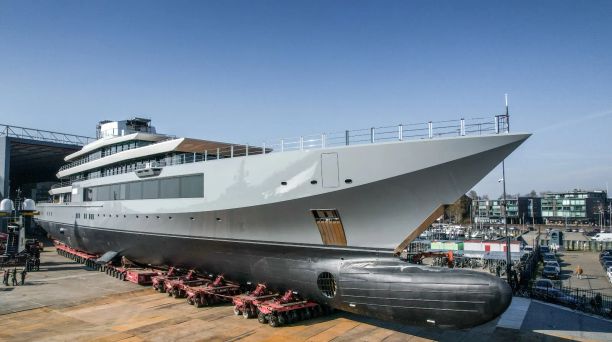 109m superyacht Y720 launched by Oceanco