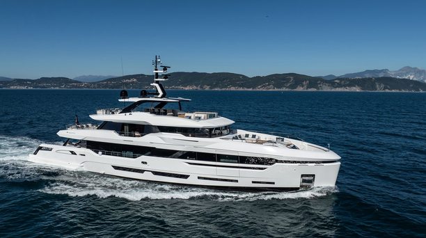 41m Baglietto DOM133 Superyacht Andala Listed for Sale