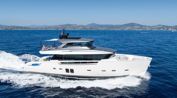 €150K Price Drop on 24m Sanlorenzo SX76 Motor yacht Fitline