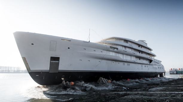 Biggest ever AMELS superyacht launches