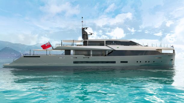 Hybrid 51m Spitfire Superyacht Enters Build Stage at Ares Yachts