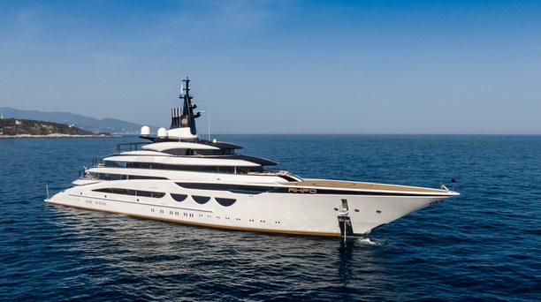 Lurssen 115m superyacht AHPO listed for sale