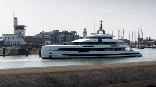 57m Heesen Superyacht Project Setteesettanta Prepares for Sea Trials 
