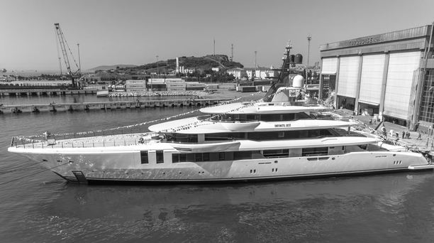 Turquoise Yachts: Successful launch of 75m superyacht INFINITE JEST