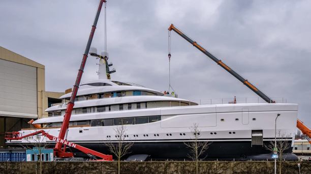 78m Lürssen Superyacht Ace 21 Spotted Ahead of 2025 Delivery