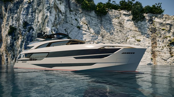 Dominator Yachts 42 M/Y PEPPERMINT has an international flavor