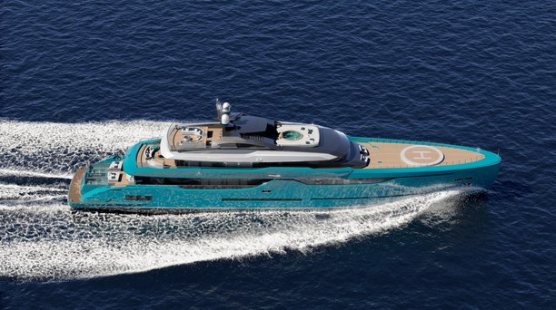 Turquoise Yachts reveals 65m torpedo-inspired superyacht ‘Project Neptune’