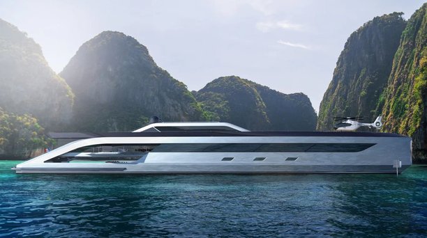 Social media influencer creates 80m superyacht concept