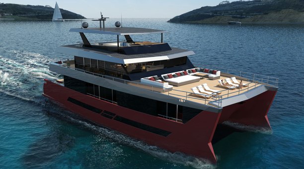 New four-deck hybrid catamaran unveiled