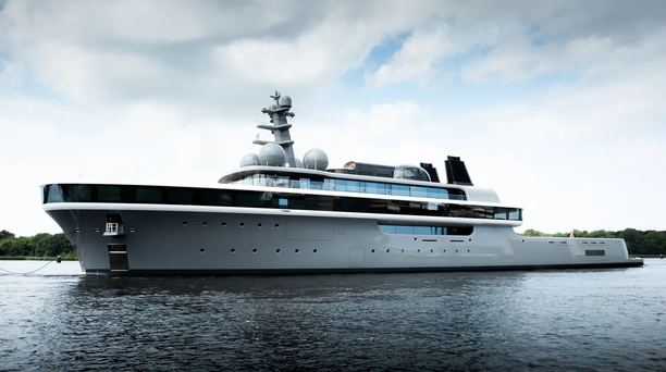 114m Lürssen Fuel-Cell Superyacht Project Cosmos Officially Launched