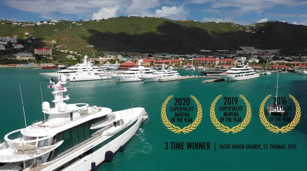 Yacht Haven Grande wins third Superyacht Marina of the Year Award