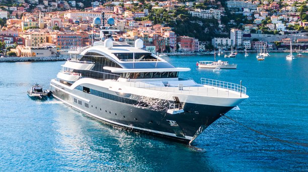 Oceanco’s DAR: The 90m Superyacht Berthed Amongst Giants