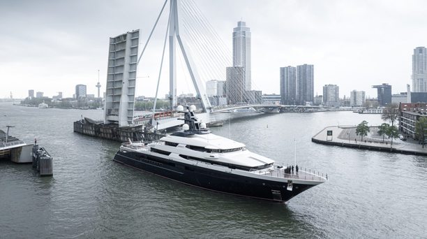 Oceanco's 92m TRANQUILITY undergoes upgrades