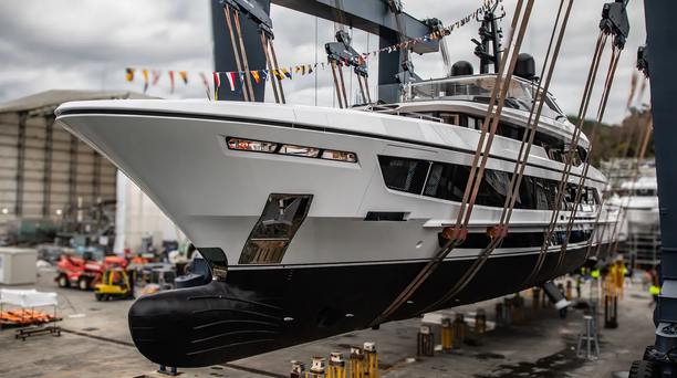 Eighth Baglietto T52 Superyacht Marsa Luna Launched in La Spezi