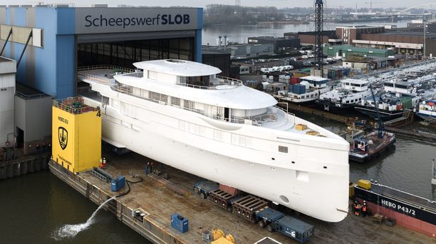 First Look: Secretive 72m Feadship 719 Superyacht Emerges for First Time