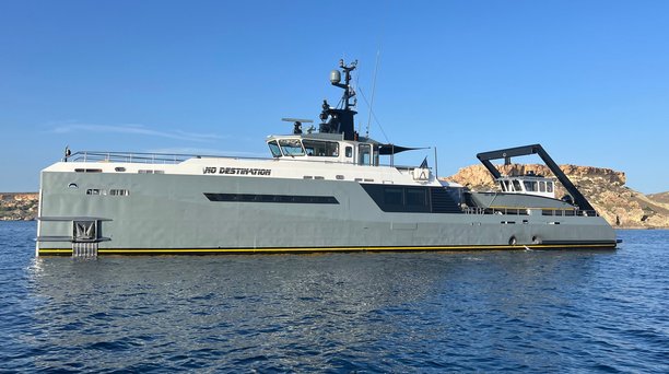 €500K Price Reduction on 38m Damen Yachting Conversion Yacht No Destination