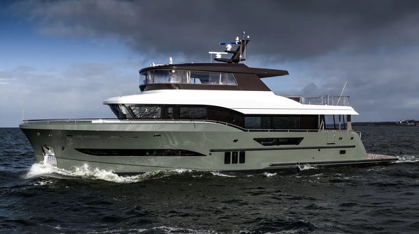 WATCH: Second Steeler Ocean Explorer 85 Yacht Moss Completes Sea Trials 
