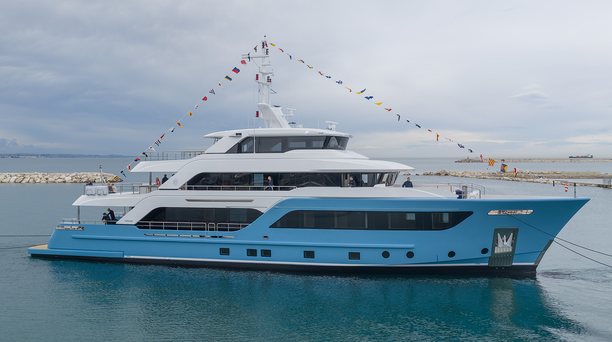 Cantiere delle Marche Launches First Acciaio 130 40m Explorer Yacht Presence